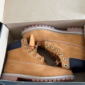 Timberland Men's Brown and Black Boots